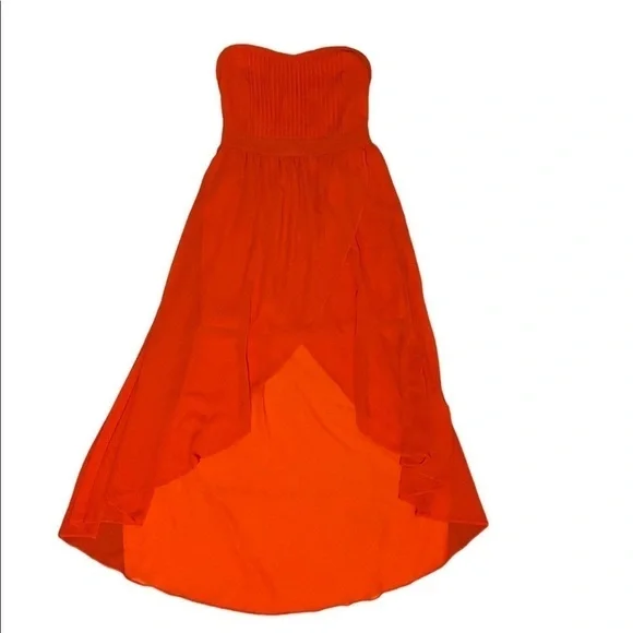 Double Zero | Dresses | Promformal Dress Size S Brand Double Zero Dark  Orange | Poshmark